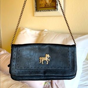 Black unicorn Crossbody